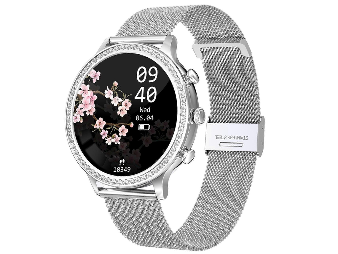 Reloj inteligente I70 Fashion Call para mujer con pantalla táctil de diamante, monitor de frecuencia cardíaca, sueño y presión arterial Ly Ebike