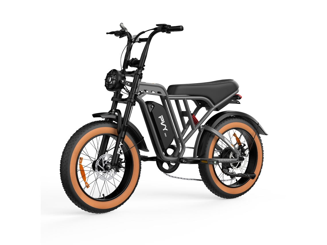 Bicicleta Eléctrica Todoterreno Pvy A20 Con Batería Extraíble De 48 V Y 20 Ah.