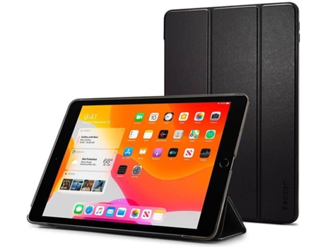 Carcasa iPad SPIGEN Libro Horizontal Negro