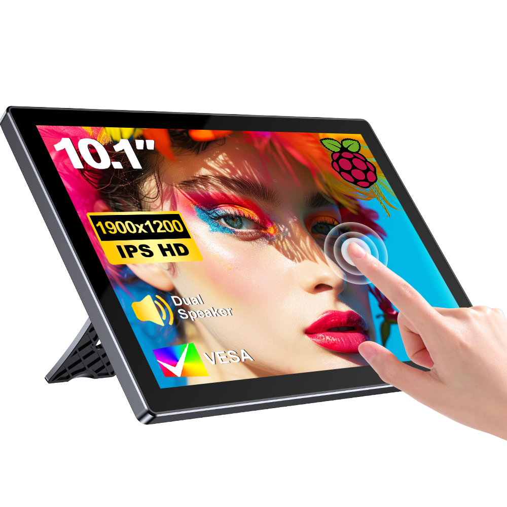 Monitor Portátil Con Pantalla Táctil Uperfect (10,1 Para Raspberry Pi 4b/3b/3b 1200p Ips)