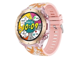 Reloj inteligente KC82 para exteriores con GPS, Bluetooth, llamadas, brújula, barómetro de altitud, monitor de ritmo cardíaco, reloj inteligente de fitness Ly Ebike