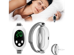 Dispositivo portátil para favorecer el sueño, aliviar el insomnio y la ansiedad, ayuda a conciliar el sueño y se recarga mediante USB para un mejor descanso.