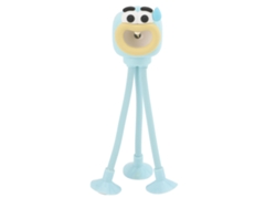 Rebe-lámpara De Mesa Pulpo Divertida Con Ventosa Forma Flexible Luz Nocturna Azul Para Dormitorio Baño Sala