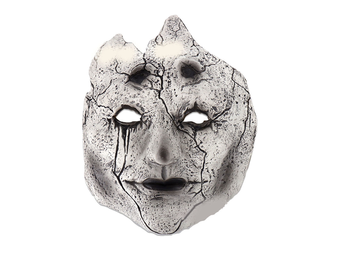 Cubre Rostro Cosplay De Media Cara De Latex Terrorífico Para Fiesta Y Disfraces