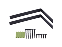 1 Par De Soportes De Pared De Hierro Resistentes Y Duraderos Para Decoración Y Almacenamiento Del Hogar.