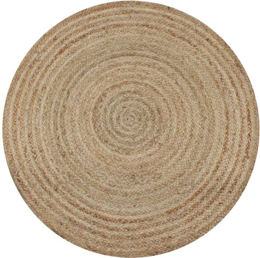 Alfombra VIDAXL Trenzado (Beige - Yute - 15 cm)
