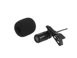 Micrófono Lavalier Clip-on Condensador Con Jack 3.5mm Para Iphone Android Cámara Pc Laptop