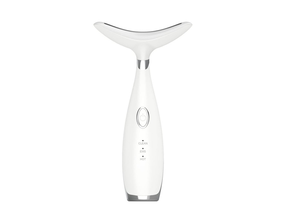 Dispositivo de belleza para el cuello y la cara, masajeador facial para el cuidado de la piel, herramienta de masaje facial con calor 3 en 1 Yizhood