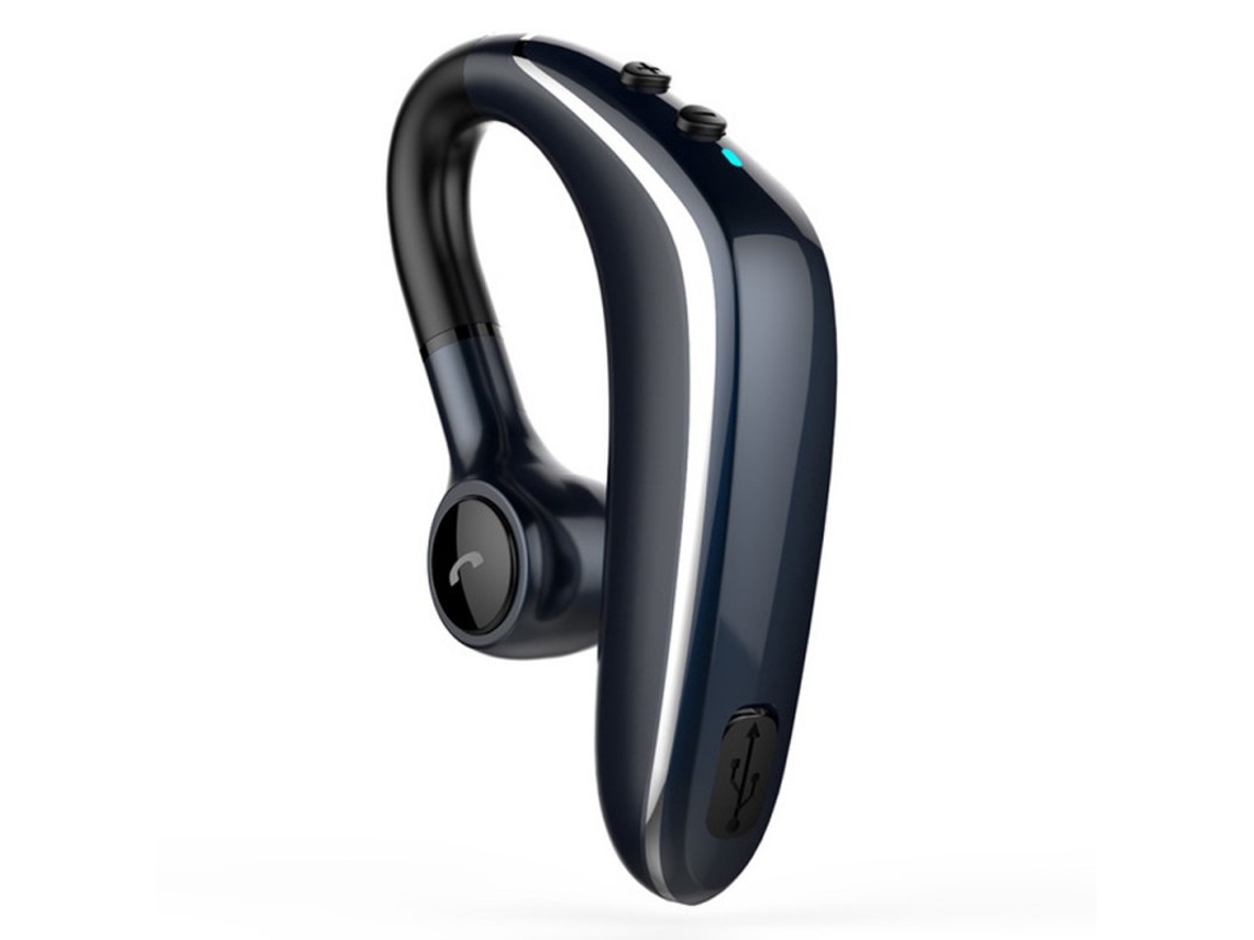 Kit Manos Libres Universal para coche a prueba de agua Larga modo de espera de un solo lado Bluetooth Plata