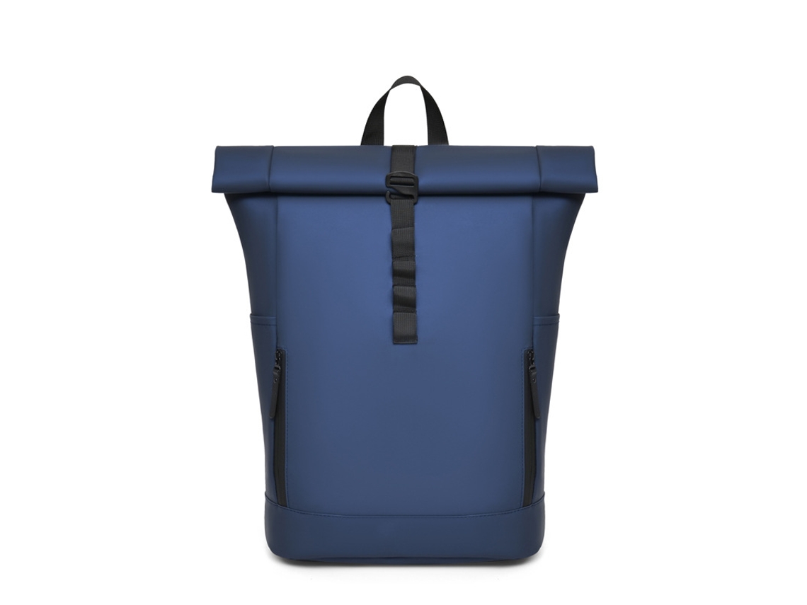 Mochila Enrollable Impermeable Henten Home Para Portátil De 15,6", Estilo Ejecutivo Unisex, Gran Capacidad, Azul
