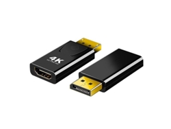 Adaptador/convertidor Displayport (dp) A Hdmi Negro (paquete De 2) — compatible Con 4k