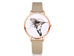Reloj De Pulsera De Cuarzo Para Mujer Con Correa Clásica Y Sencilla De Piel Sintética Negra.