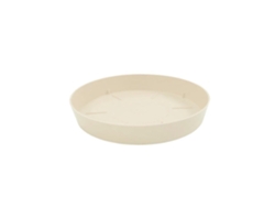 PLASTIKEN TES - Plato Redondo Ø14 cm para Macetas de 18 cm Ecru