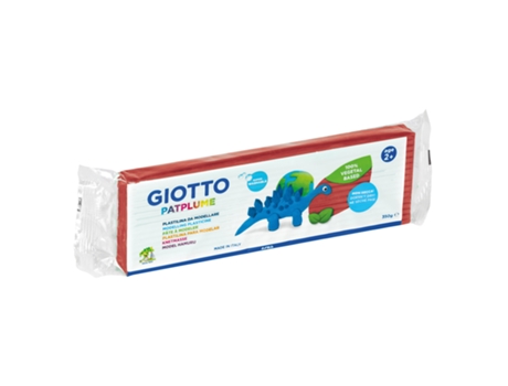 Plastilina GIOTTO Patplume Terracota 350G 51011800 (Edad Mínima Recomendada: 2 años)