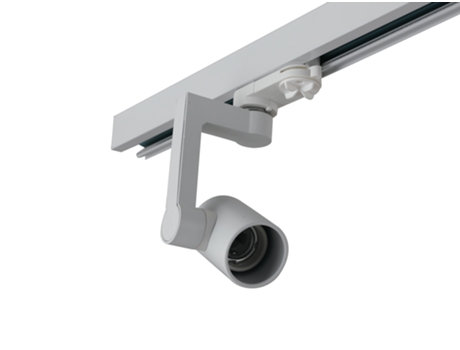 Proyector para carril EXPRESS blanco en aluminio (1xE27)