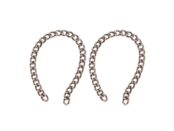 Cadena De Hierro De 10 Metros, Resistente Y Elegante, Para La Creación De Collares, Pulseras Y Brazaletes - Plateada