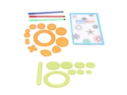 Juego de reglas de pintura para niños Bjww, juguete de dibujo en espiral con engranajes, juguete educativo para niños 608-121