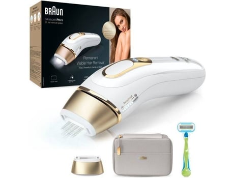 Depiladora Luz Pulsada BRAUN S5 PL5054 Silk Expert (IPL - Multizona - Recargable)