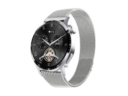 Reloj inteligente Yizhood plateado con pantalla HD de 1,35 pulgadas y 150 modos deportivos.