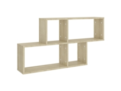 Estante de pared MAISON EXCLUSIVE, derivado de la madera de roble Sonoma, 100x18x53 cm