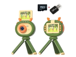Mini cámara de fotografía infantil de 4800 W, HD, píxeles, 24 pulgadas, giro de 180 grados, con trípode, 8 g, Yizhood