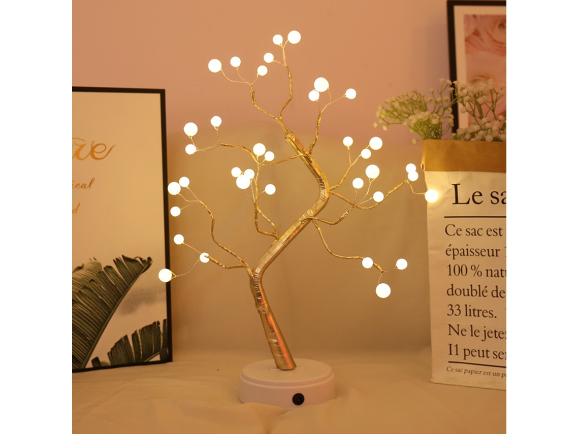 Bj-luz De Árbol De Natal Led Com Interruptor Táctil Para Decoração De Mesa Em Casa, Festa, Casamento E Festivais