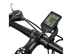 Velocímetro Y Odómetro Inalámbricos E Impermeables Para Bicicleta Con Interruptor Táctil (negro)