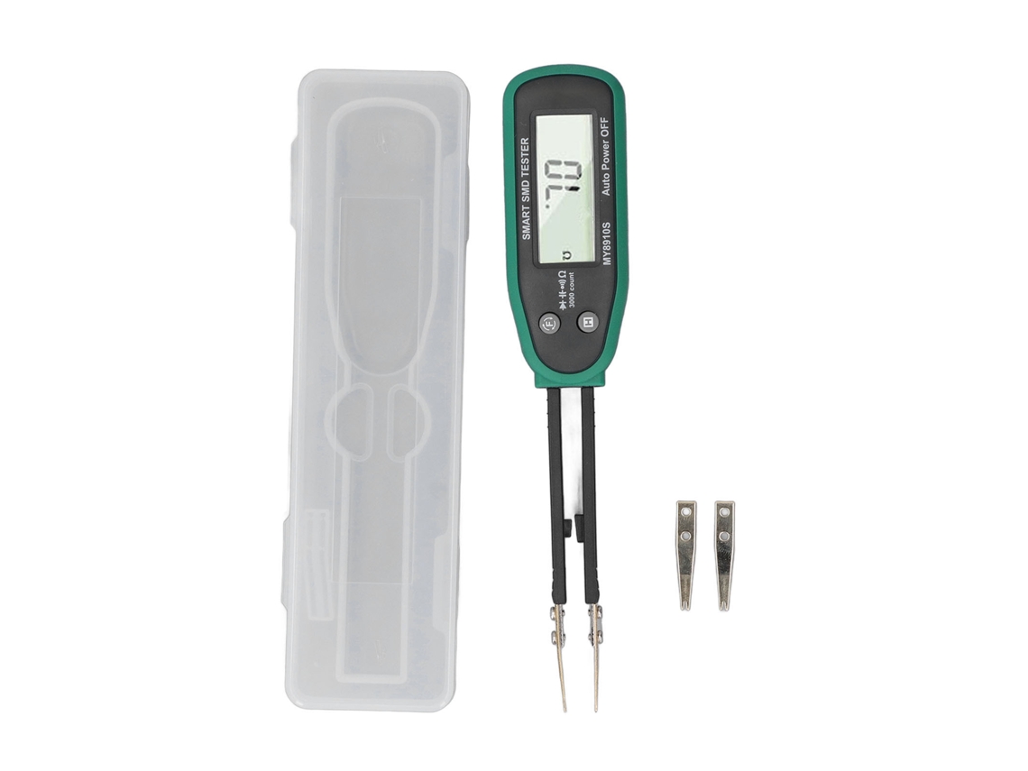 Probador Inteligente Smd Con Pinzas Digitales Para Resistencias, Condensadores, Diodos Y Componentes Electrónicos.