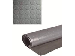 Suelo Goma - Botones Gris - 1mm - 140x250cm - Composición 100% PVC - Suelo Caucho - Suelo PVC - Suelo Protector