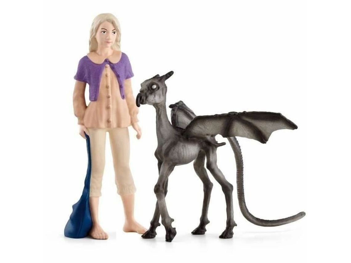 Figura de Acción SCHLEICH Luna Lovegood & Baby Thestral Moderno