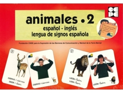 Libro Animales 2 Español Ingles Lengua De Signos Español de Vários Autores (Español)