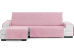 Funda Chaise Longue TODOPARAMICASA Levante Rosa (Brazo Izquierdo - Tela  - 240 cm)