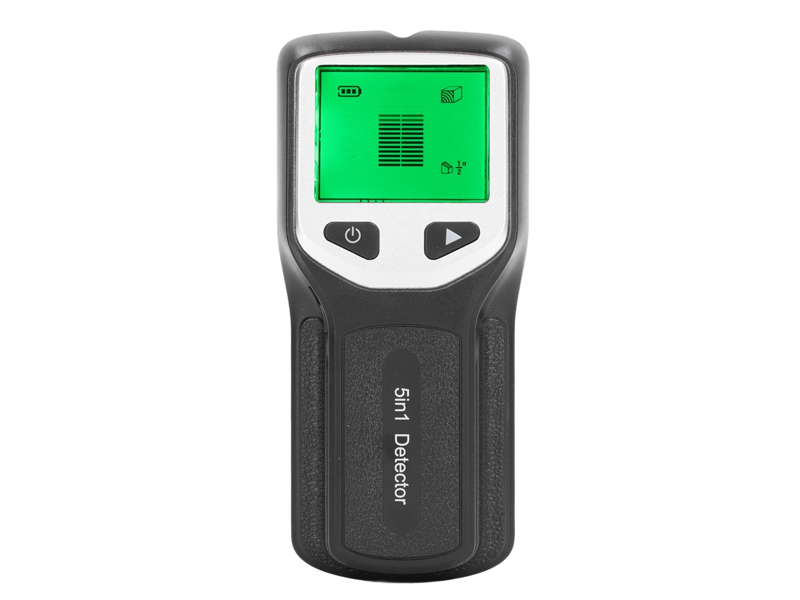 Detector De Pared 5 En 1 Con Pantalla Lcd Portátil Para Madera, Metal Y Cables Hw430
