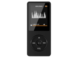 Reproductor MP4 Yizhood JS01 de 1.8 pulgadas y 32 GB de memoria TF (negro)