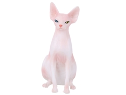 Modelo De Gato Sem Pelo Simulado Brinquedo Decorativo Mesa Casa Pl127‑1562