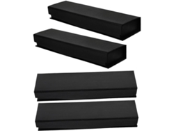 Estuche Sencillo De 4 Piezas Para Pluma Estilográfica, Estuche De Regalo Vacío Para Bolígrafos Prácticos Y Decorativos.