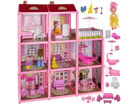 Casa de muñecas grande con muñeca NORTHIX