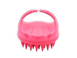 Cepillo Masajeador De Cuero Cabelludo De Silicona Suave Para El Crecimiento Del Cabello Y La Eliminación De La Caspa (rosa)