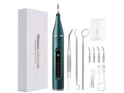 Máquina de Limpieza Dental Ultrasónica Portátil, 5 Velocidades, Cuidados Bucales, Limpieza de Dientes, Verde Siurn