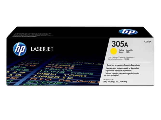 Cartucho de tóner Original HP 305A Amarillo para HP Lasert PRO 300, M351, M375, 400, M451, M475