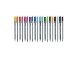 Marcador Triplus Fineliner Vermelho Escuro