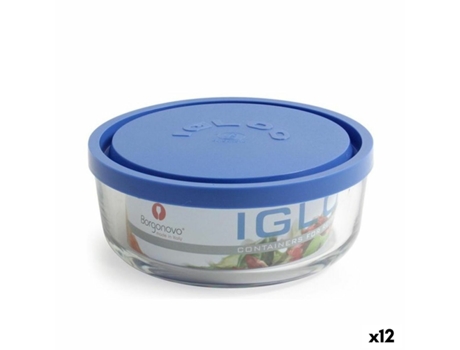 Tarro BORGONOVO ghui-ytof-1835 Azul Con Tapa 1,47 L (18 cm)