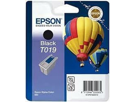 Cartucho de Tinta Original EPSON T019 (Negro - STYLUS COLOR 880/880T)