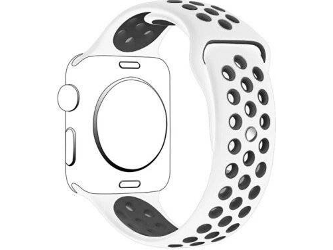 Correa Apple Watch Series 5 G4M 44mm Blanco, Negro