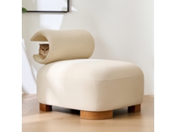 Sofá multifuncional con futón tipo cueva para gatos, ideal para sala de estar, resistente a rayones y diseñado ergonómicamente para humanos Zkaka