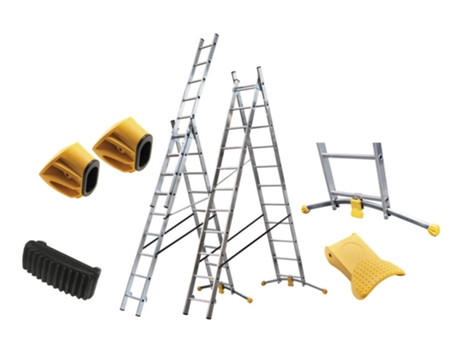 Hailo-D9904H-Juego de 2 pies para estabilizadores curvos de escaleras HobbyLOT