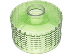 Portalámparas colgante de cristal con rayas decorativas, ideal para estilos industriales y de interior. SFUSHOS