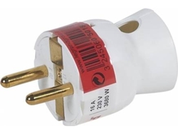 Adaptador Macho LEGRAND 050188 - 2P+T - 16A - Salida Lateral