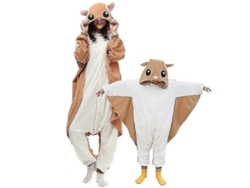 Pijama De Ardilla Voladora Unisex Adulto Niño Disfraz Halloween Polar Xxl 188-200cm Xxl Ajuste 188-200cm