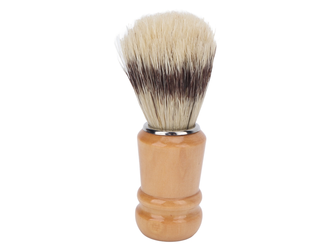 Pincel De Afeitar Para Hombre Con Mango De Madera, Crema Fina Y Densa, Eliminación De Suciedad, Para Uso Profesional O Doméstico